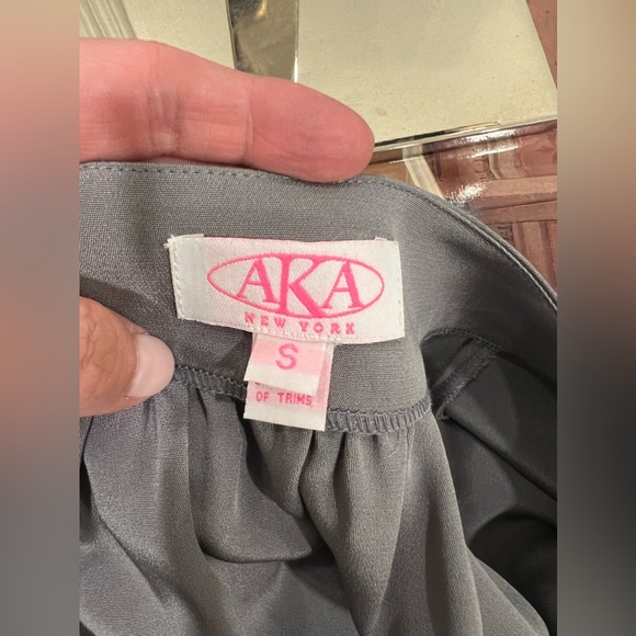 AKA New York silk dress. Size S - Picture 4 of 6